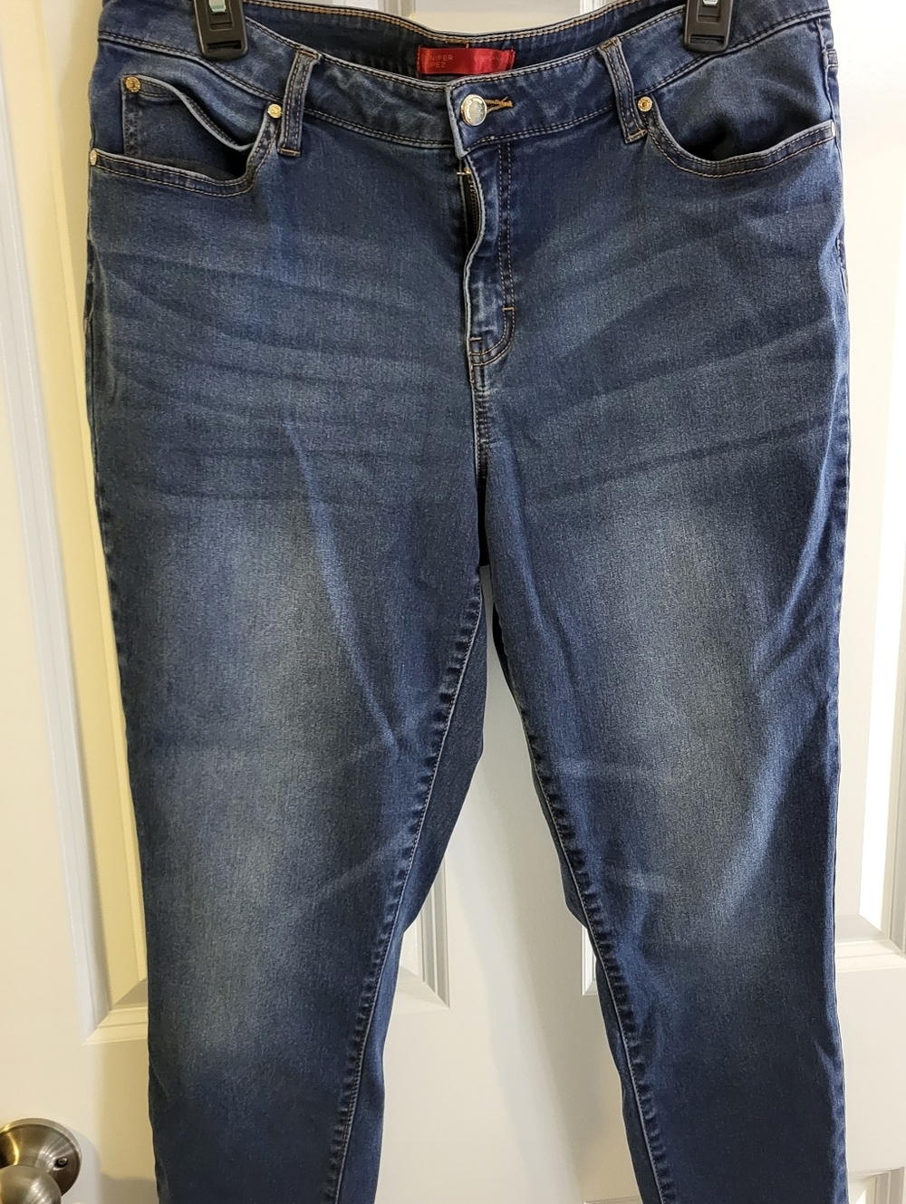 Jennifer Lopez Denim Skinny Ankle Jeans